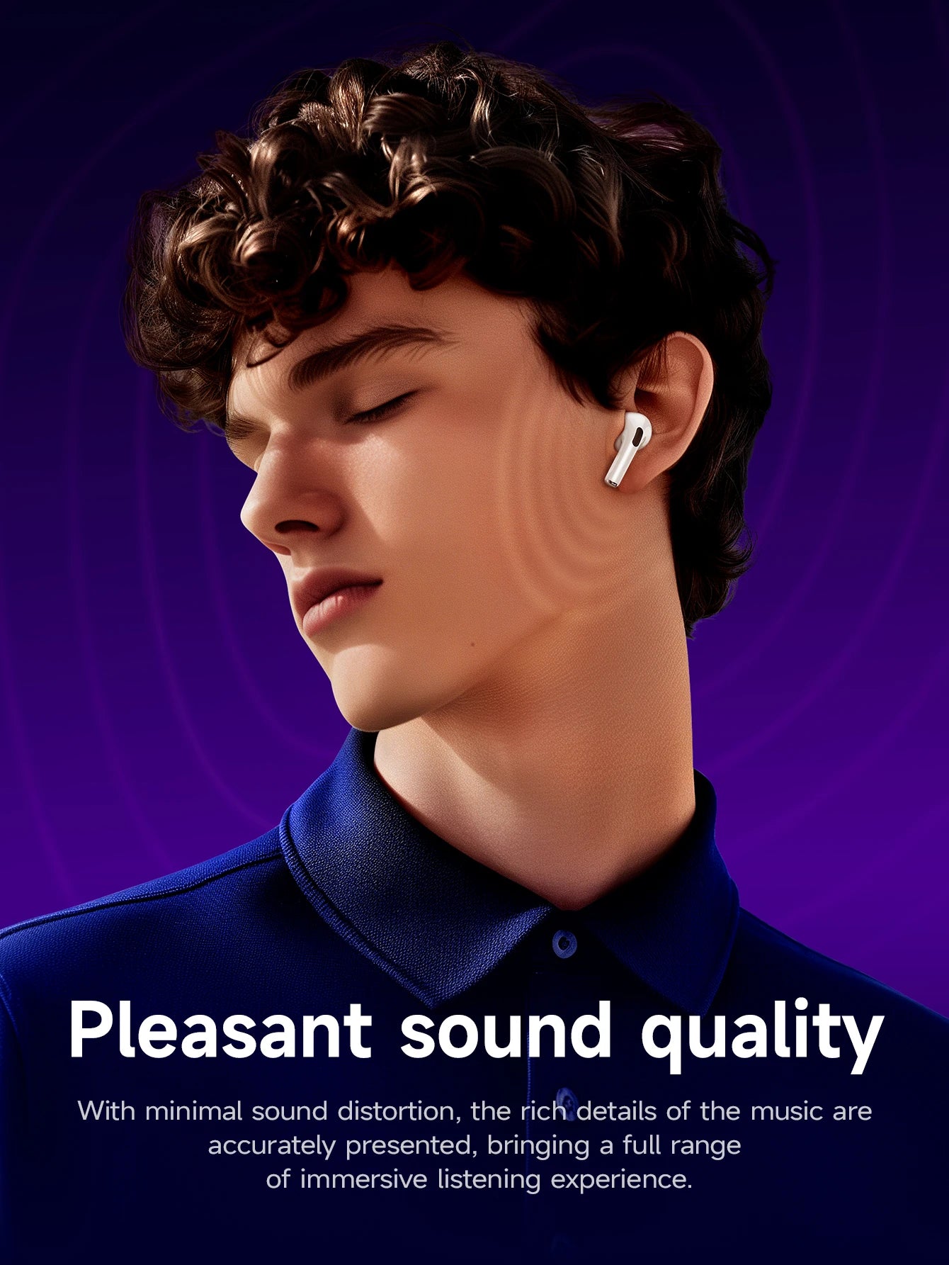 EW72 TWS Wireless Earbuds with Touch Control-Headphones LCD Screen ENC Noise Cancelling Super Bass Premium Sound And Long Battery Life