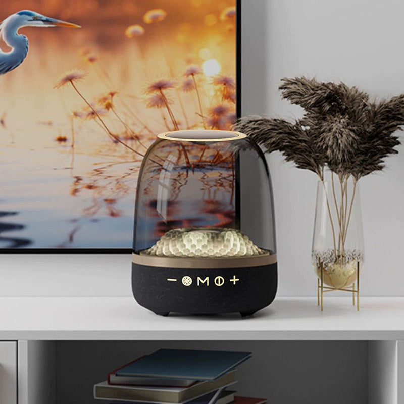 NNEDSZ LP90 Black 360° Bluetooth Home Theater Speaker With Two Microphones - LED Light Effect, 120W Surround Sound