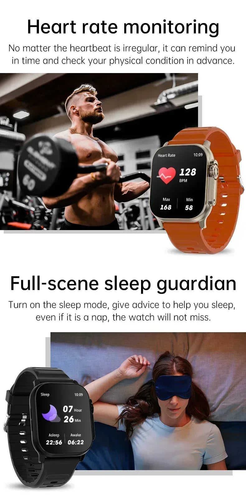 2026 New Smart Watch Series 10 Screen Bluetooth Call Heart Rate Blood Pressure GPS Smartwatch for Android IOS Sports Watch