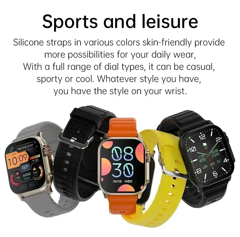 2026 New Smart Watch Series 10 Screen Bluetooth Call Heart Rate Blood Pressure GPS Smartwatch for Android IOS Sports Watch