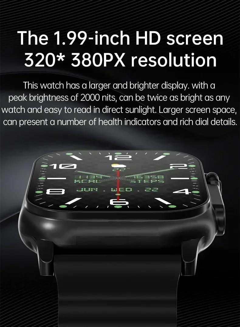 2026 New Smart Watch Series 10 Screen Bluetooth Call Heart Rate Blood Pressure GPS Smartwatch for Android IOS Sports Watch