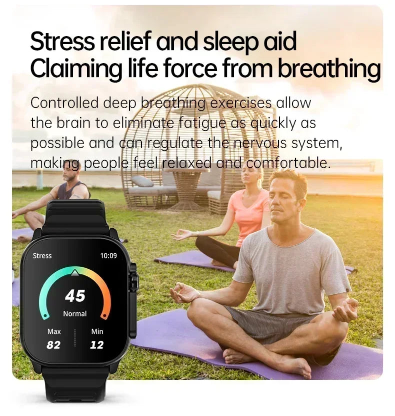 2026 New Smart Watch Series 10 Screen Bluetooth Call Heart Rate Blood Pressure GPS Smartwatch for Android IOS Sports Watch