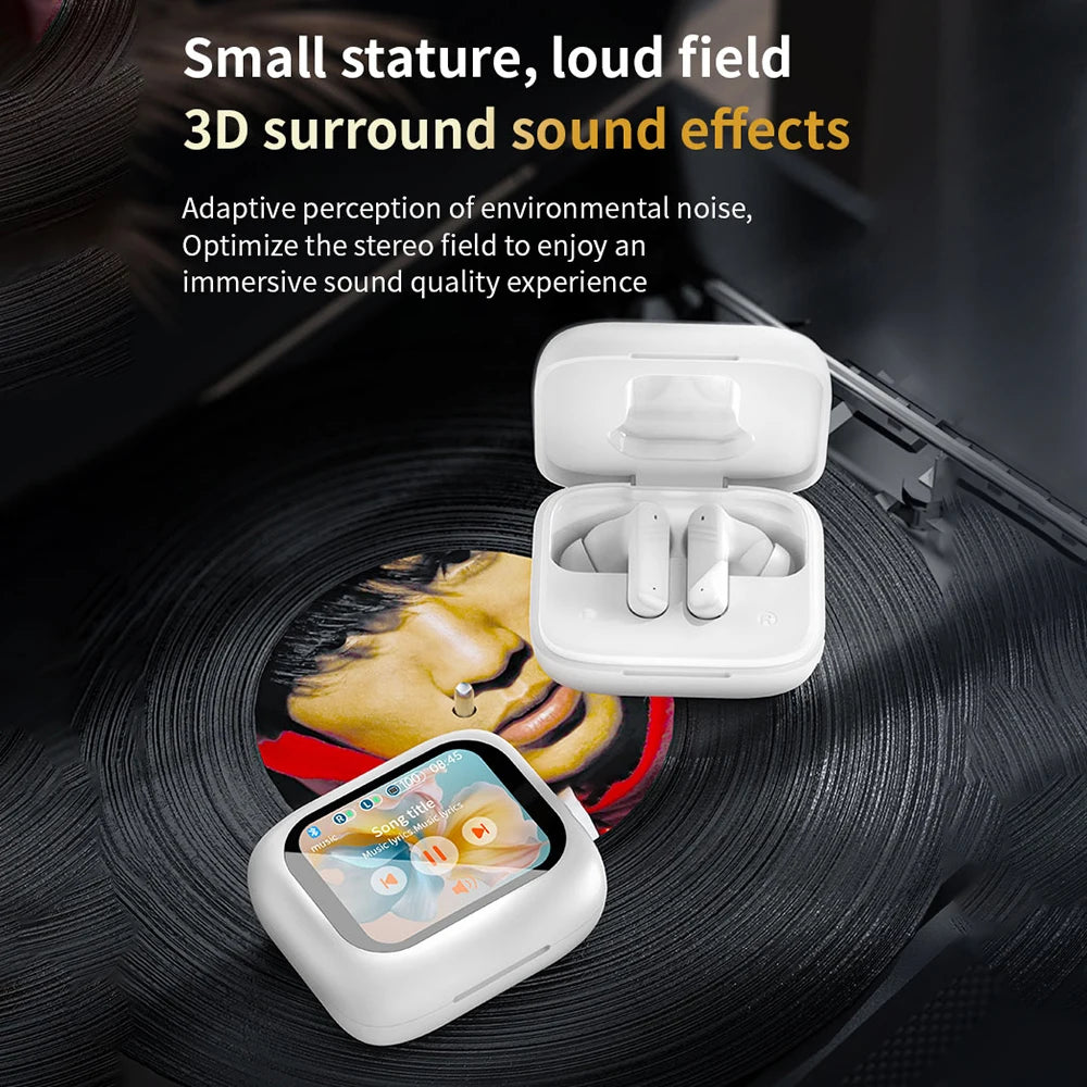 In-Ear Earbuds Wireless Earphones Bluetooth 5.4 Headphones ANC Noise Cancellation TouchScreen Bluetooth Earbuds With MIC
