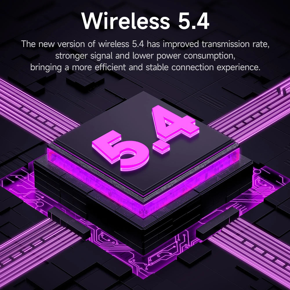 EW72 TWS Wireless Earbuds with Touch Control-Headphones LCD Screen ENC Noise Cancelling Super Bass Premium Sound And Long Battery Life