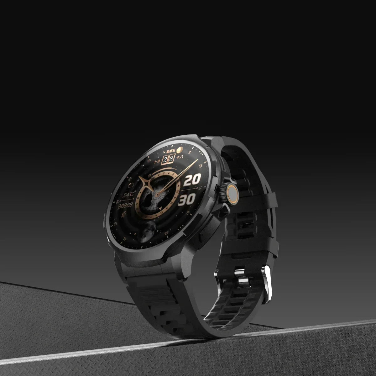 2026 New Smartwatch 1.85-inch Display High Definition Screen Android OS 4G SIM Card 180° Rotating Camera Waterproof WiFi GPS