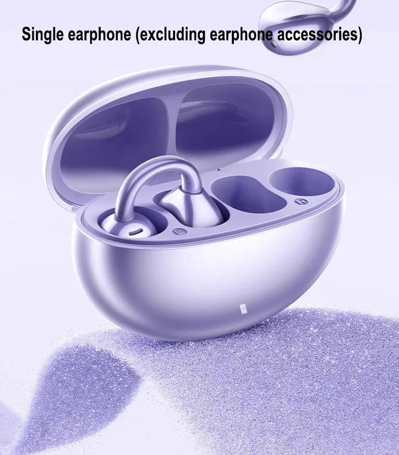 Wireless Bluetooth Earbuds Earrings Set Butterfly~Headphones Knot Snow Earbuds Accessories Waterproof Noise Cancelling Earclip Earbuds