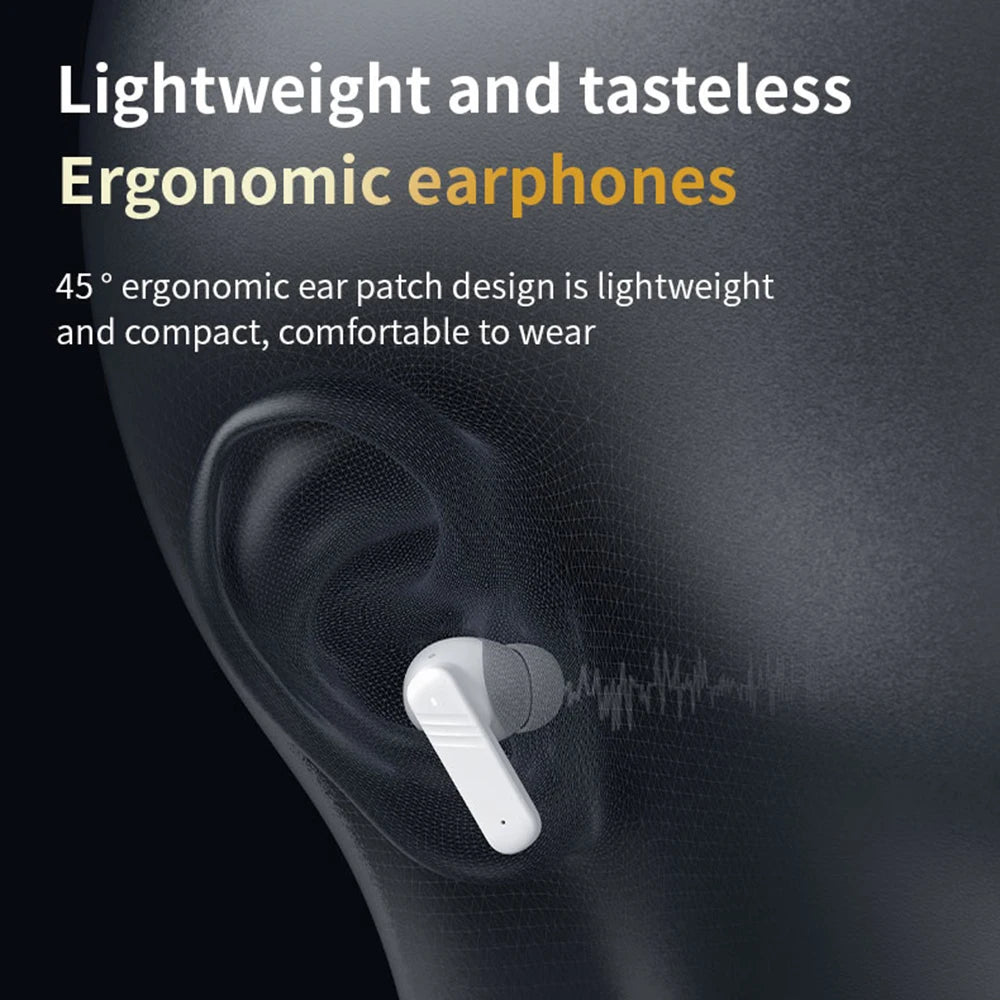 In-Ear Earbuds Wireless Earphones Bluetooth 5.4 Headphones ANC Noise Cancellation TouchScreen Bluetooth Earbuds With MIC