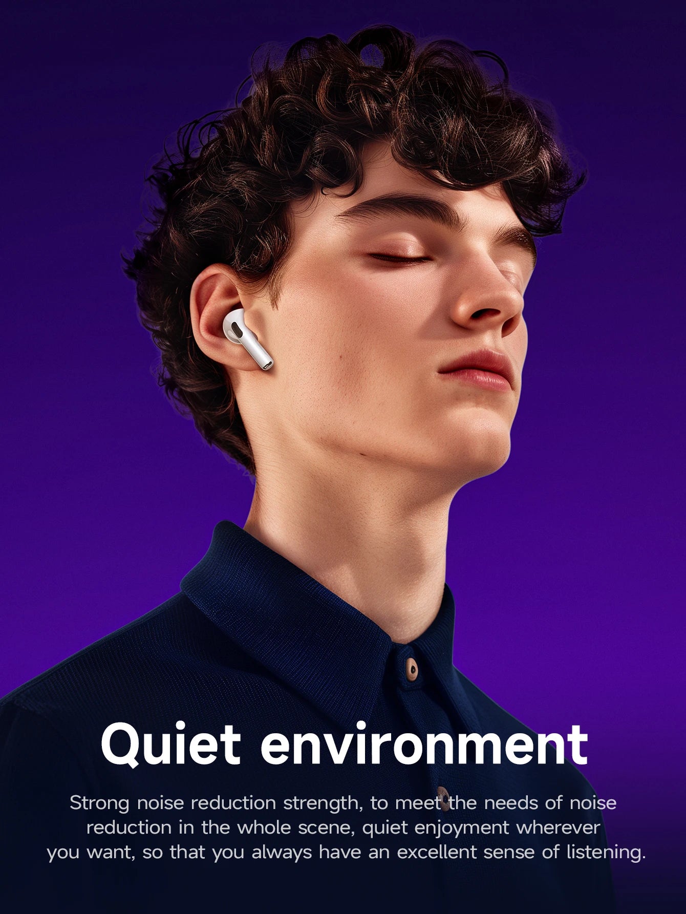 EW72 TWS Wireless Earbuds with Touch Control-Headphones LCD Screen ENC Noise Cancelling Super Bass Premium Sound And Long Battery Life