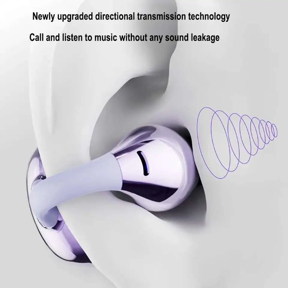 Wireless Bluetooth Earbuds Earrings Set Butterfly~Headphones Knot Snow Earbuds Accessories Waterproof Noise Cancelling Earclip Earbuds