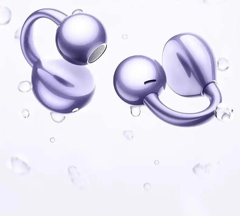 Wireless Bluetooth Earbuds Earrings Set Butterfly~Headphones Knot Snow Earbuds Accessories Waterproof Noise Cancelling Earclip Earbuds