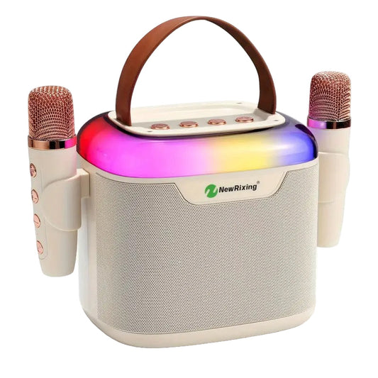 NNETM Wireless Portable Karaoke Machine with 2 Microphones